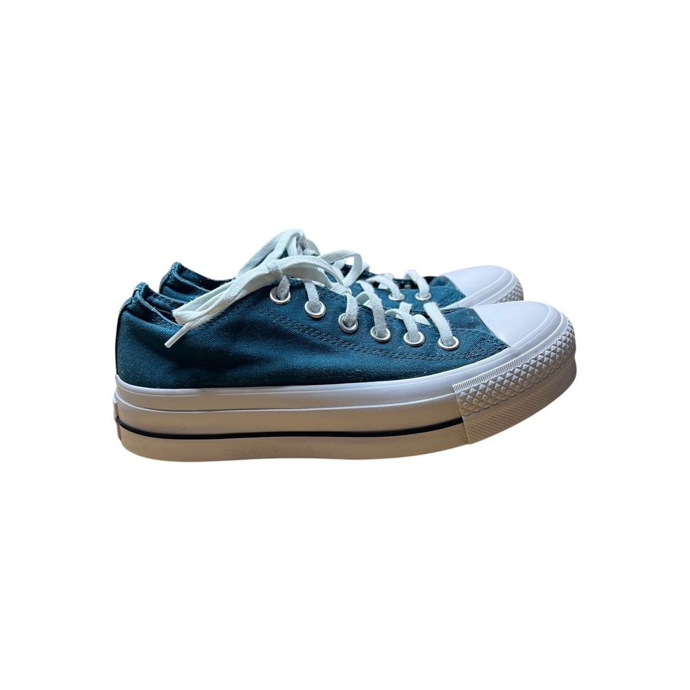 Converse Chuck Taylor All Star Lift Ox low-top platform sneakers turquoise -Sz 7